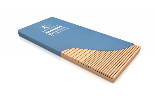 Hospital bed mattress overlay - Dyna-Form® - Direct Healthcare Group - fabric / foam / grooved structure