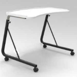 Height-adjustable overbed table - KB313 - Direct Healthcare Group - on casters