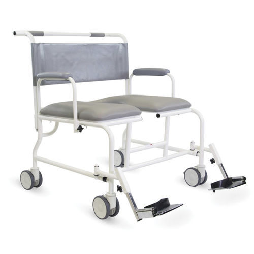 Shower chair with armrests - Freeway T100 - Direct Healthcare Group - on casters / with footrest / bariatric