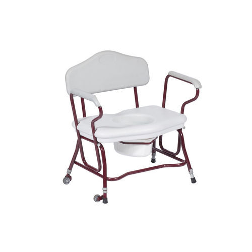 Shower chair with armrests - Zenith - Direct Healthcare Group - with backrest / bariatric / commode