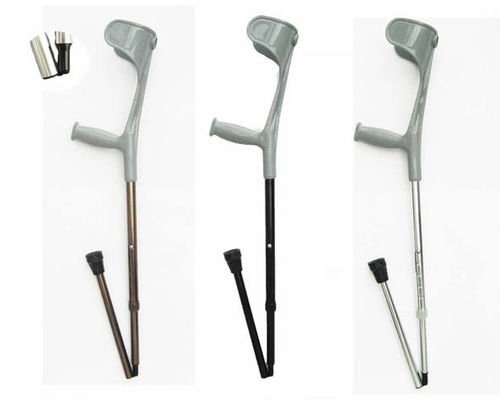 Forearm crutch - A-0106  - Fairminded Industries - adult / height-adjustable / folding