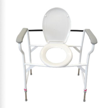 Raised toilet seat with armrests - FRIGG - HMN - bariatric