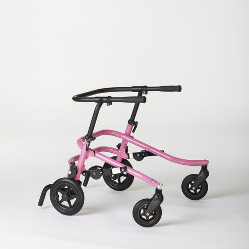 4-wheel rollator - FLUX - HOGGI - height-adjustable / folding