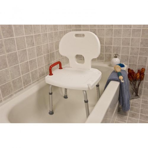 Shower seat with backrest - 1465 - Parsons ADL - plastic