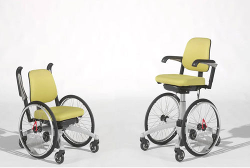 Adult office chair - LeTriple Wheels - Sowecare - pediatric / on casters / with armrests