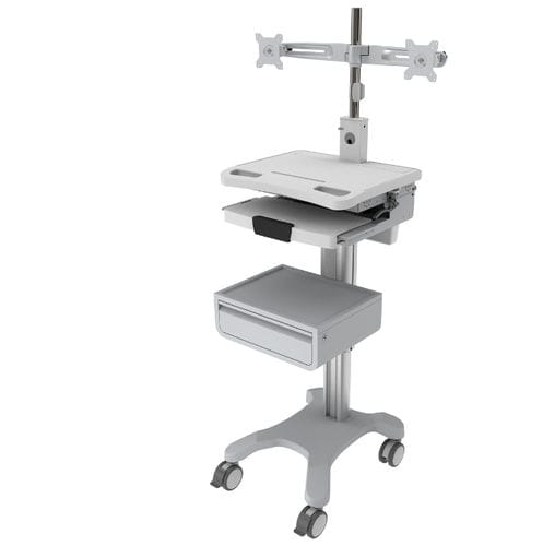 Panel PC computer cart - BA-003DT - Rollsys - for tablet PC / with drawer