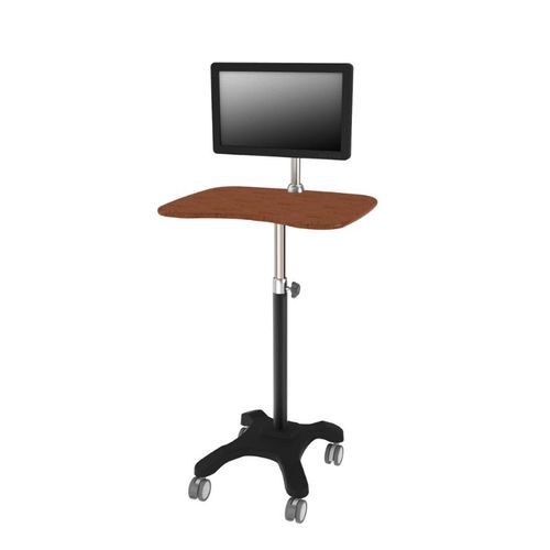 Height-adjustable computer cart - BAW-007BY - Rollsys