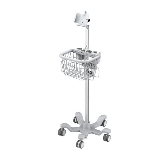 Ultrasound system trolley - UC-IVIZ - Rollsys - medical / hospital / anodized aluminum