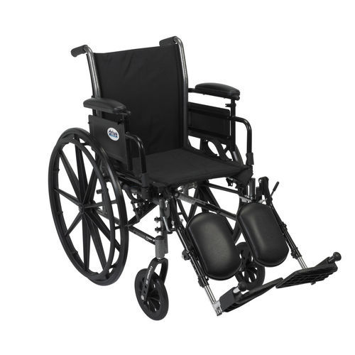 Manual wheelchair - Cruiser III - Drive DeVilbiss USA - outdoor / indoor / height-adjustable