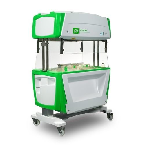 Cage changing workstation - ARIA CS48 HP - Tecniplast - mobile / automatic / lifting