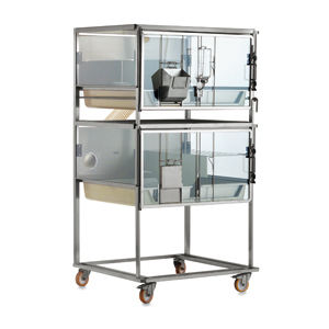 Ferret animal research cage - F-SUITE - Tecniplast - 2-compartment