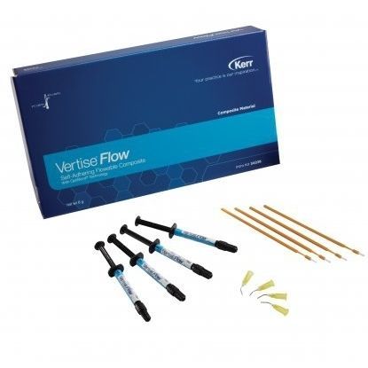 Flowable composite dental material - Vertise™ Flow - Kerr Corporation - for dental restorations