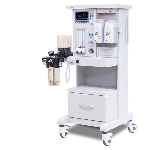 Trolley-mounted anesthesia workstation - AM832 - Beijing Eternity Electronic Technology - with respiratory monitoring / with ventilator