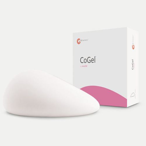 Breast implant - CoGEL™ - GC Aesthetics - anatomical / silicone gel / textured