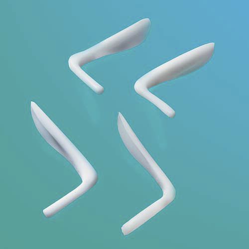 Nasal dorsal implant - S400-6x4S - Spectrum Designs Medical - anatomical / silicone