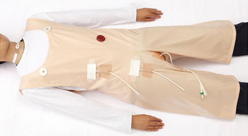 Catheterization simulation suit - M177 - Sakamoto Model Corporation - drainage / suture / nursing care