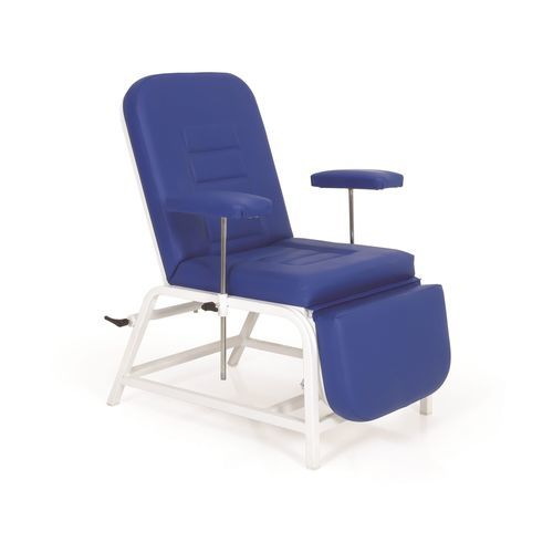 Manual blood donor chair - P-KL-003 - PROMEK - 3-section / with footrest / with armrests
