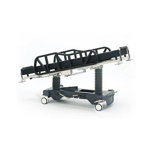 Transport stretcher trolley - P-SD-008 - PROMEK - emergency / hydraulic / height-adjustable