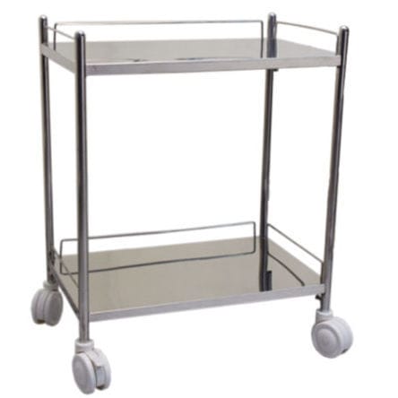 Medical trolley - 991 - Shree Hospital Equipments - for instruments / equipment / stainless steel