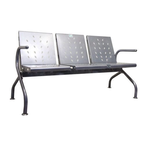 Waiting room chair Shree Hospital Equipments with armrests / 3seater