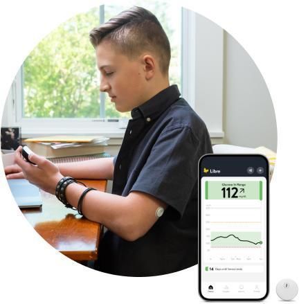 Pediatric continuous glucose monitoring system - FreeStyle Libre 3 - Abbott Diabetes Care - CGM / with subcutaneous sensor / patch
