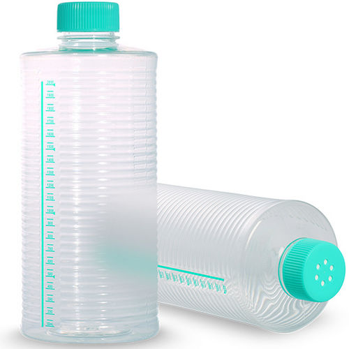 Cell culture bottle - P2106 series - ABDOS LABTECH PRIVATE LIMITED.  - polystyrene / graduated