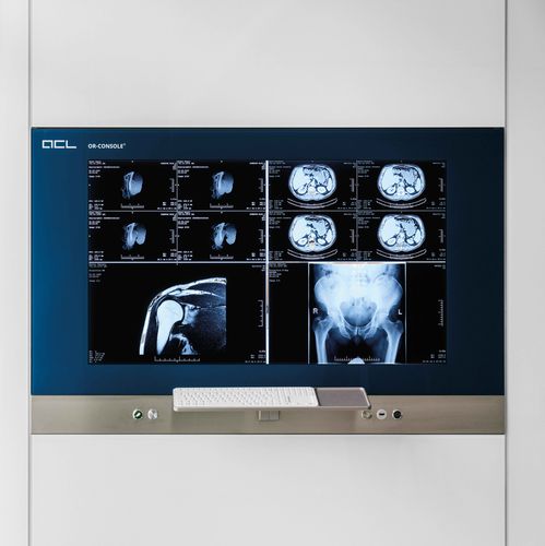 Medical computer workstation - OR-CONSOLE® - ACL - medical imaging / laboratory / waterproof