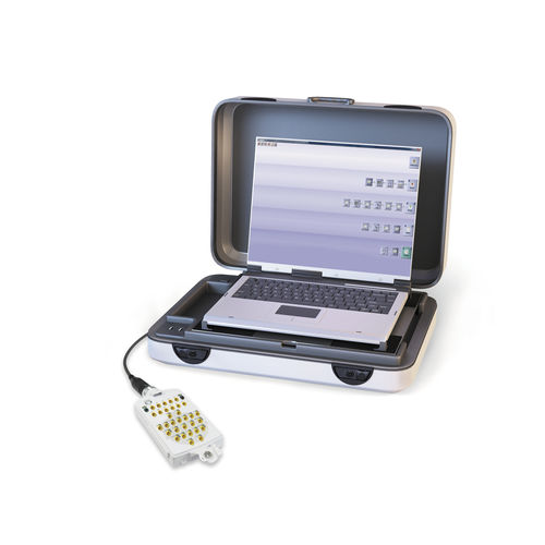 32-channel EEG system - Dr. Grossegger & Drbal alpha trace medical systems - with EEG mapping / portable