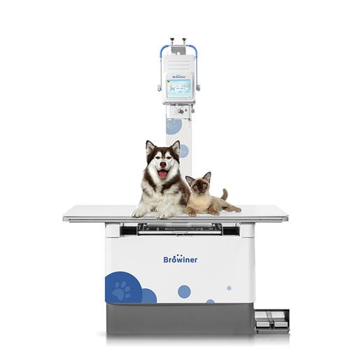 Digital veterinary X-ray system - Beatle-06P1(Vet-T) - Browiner - with table