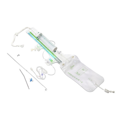 Ventricular drainage set - 130 - Silmag - graduated / radiopaque / silicone