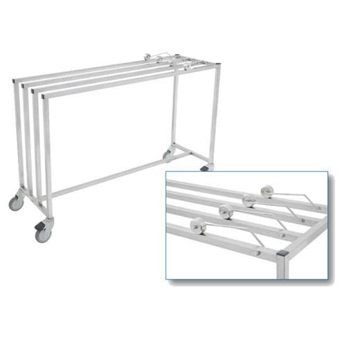 Medical trolley - WAP-4 - SMS spółka z o.o. - sterilization / paper dispenser / stainless steel