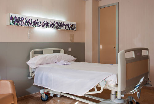 Wall-mounted bed head unit - CLAIRE - Ingeniería y Técnicas Clínicas - horizontal / for intensive care service / for patient rooms