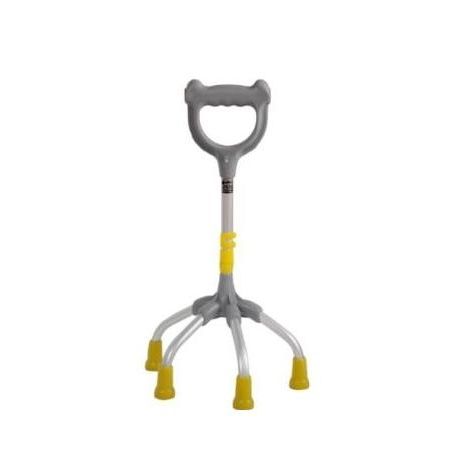Pediatric walking stick - 16/MR.L - Mikirad - T-handle / quadripod