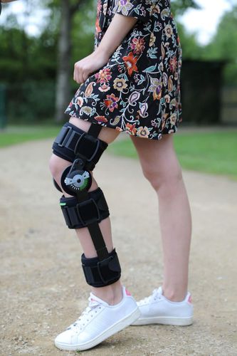 Knee orthosis - Hi  - Orthobroker - knee distraction (osteoarthritis) / articulated
