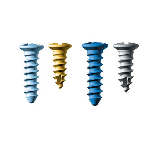 Maxillofacial compression bone screw - F13A03 - OSTEONIC - self-tapping / metallic