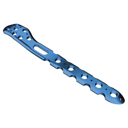 Fibula compression plate - F1E series - OSTEONIC - distal / lateral / locking