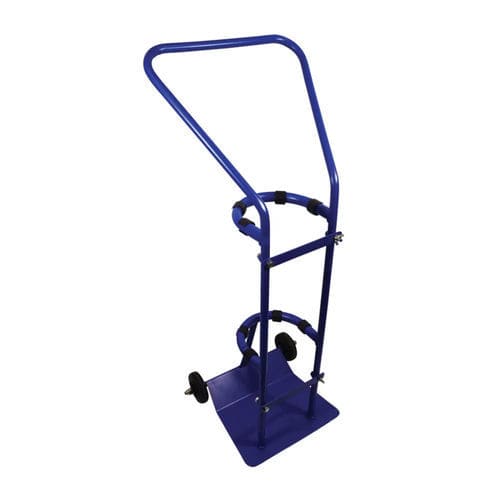 Medical trolley - M08F - Oxylitre Ltd. - oxygen cylinder / transport / stainless steel