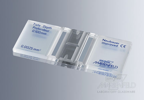 Manual counting chamber - 06500 series - Paul Marienfeld - portable / for blood cells