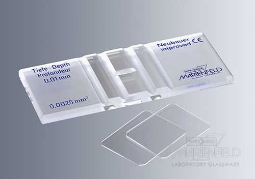 Manual counting chamber - 0642 series - Paul Marienfeld - portable / for blood cells
