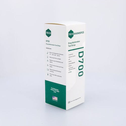 Rapid drug detection test - D700-25 - Teco Diagnostics - creatinine / nitrite / pH