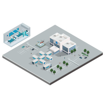 Modular hospital - toutenkamion - precast / compact / field