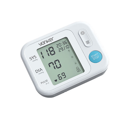 Automatic blood pressure monitor - YK-BPW2 - Yonker - hand-held / wrist / with adult cuff