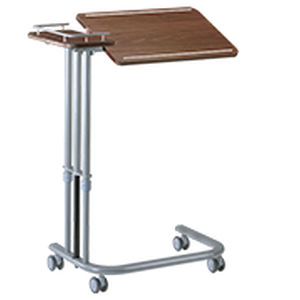 Height-adjustable overbed table - Server 300 - Hermann Bock GmbH Pflegebetten und Objekteinrichtung  - tilting / on casters