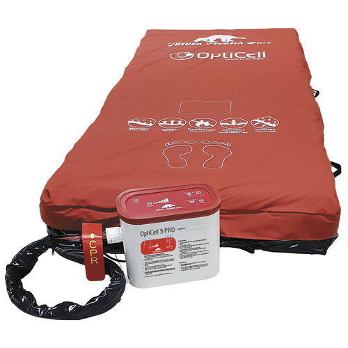 Hospital bed mattress - OptiCell 3 PRO V2 - Järven - alternating pressure / low air loss / 80x200 cm