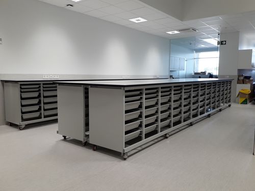 Modular shelving unit - MODUL-IT ISO 4 - MATTTEO - for basket storage / for container storage / with compartments