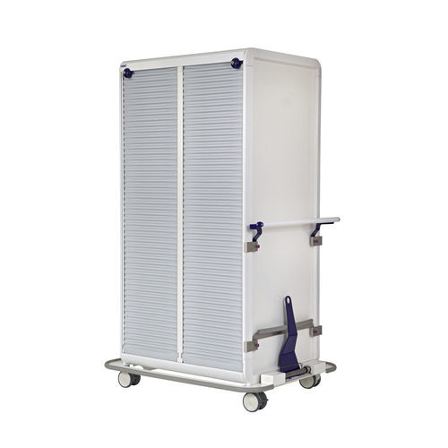 Medical trolley - MODU-FLEX  - MATTTEO - transport / aluminum / with shelf