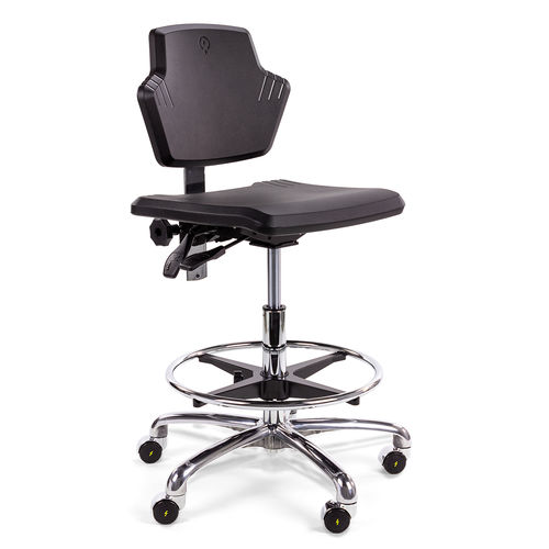 Laboratory chair - Spirit 1501 ESD - Score BV - for clean rooms / on casters / height-adjustable