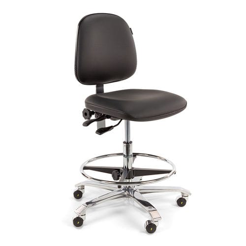 Laboratory chair - Ergo 2301 ESD - Score BV - for clean rooms / with armrests / on casters