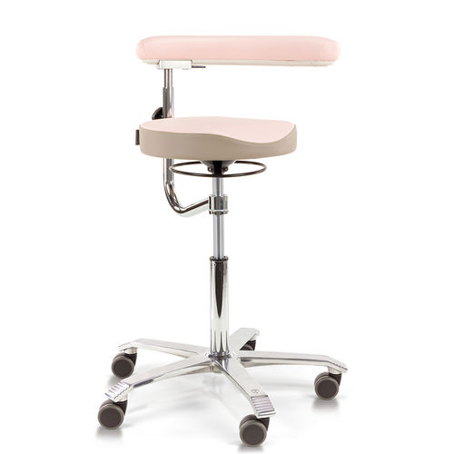 Healthcare facility stool - 6360 ergo shape - Score BV - medical / height-adjustable / on casters