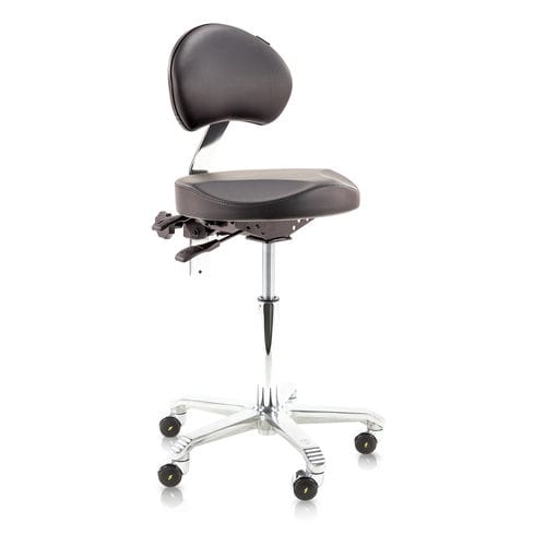 Healthcare facility stool - 6311 ESD ergo shape - Score BV - medical / height-adjustable / on casters